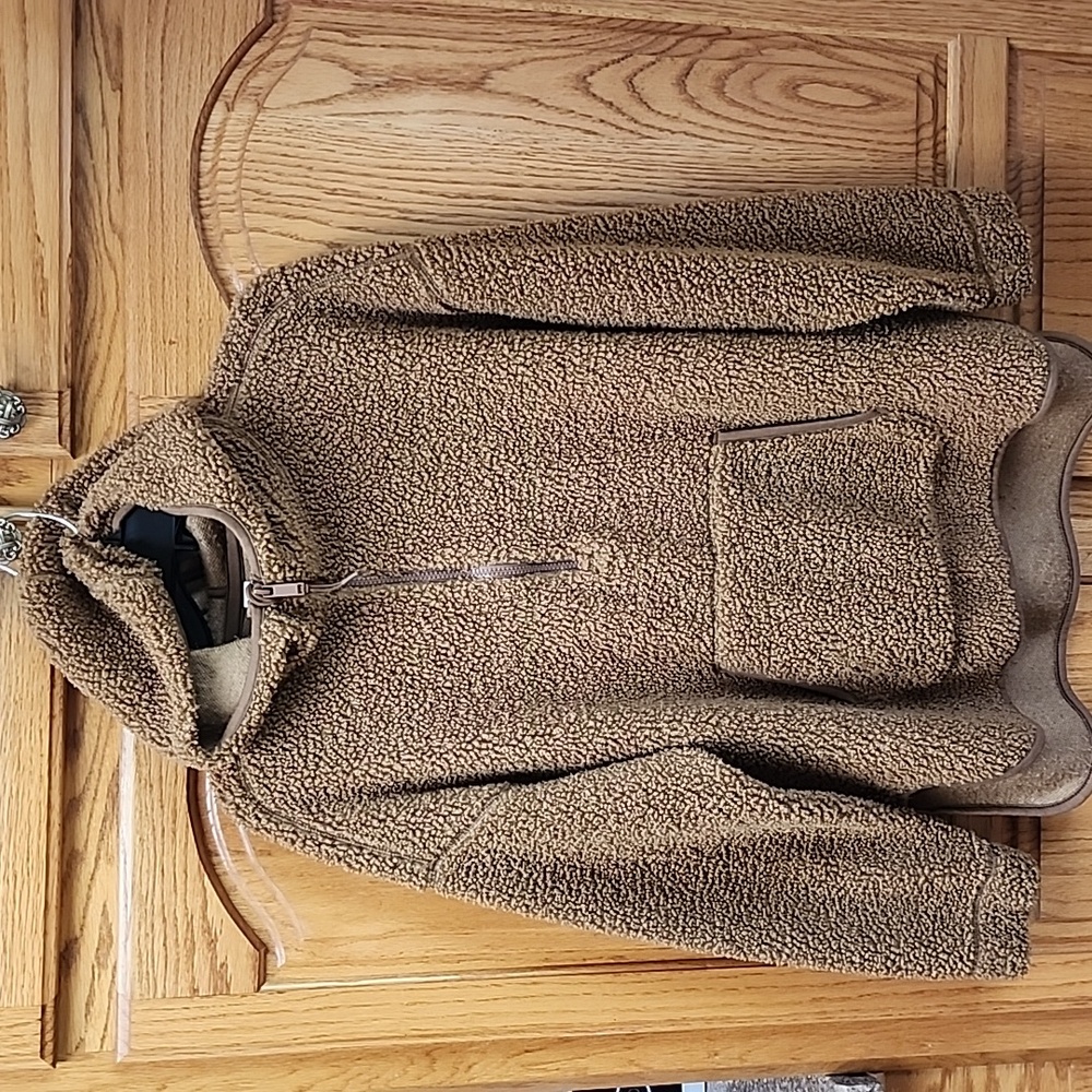 EUC Old Navy 1/4 zip sherpa hoodie